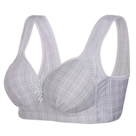 

Big Sale!!Lady Bra Full Cup Gathered Bra Women s Thin Section Full Cup Adjustment Breathable Solid Color Bra