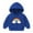 Blue, variant on Odeerbi Kids Boys Girls Fleece Hoodies Rainbow Pattern Pullover Hooded Sweatshirts Children's Printed Long Sleeve Round Neck Hooded Sweatshirt Blue