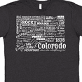 thumbnail image 4 of Inktastic Colorado Word Salad- state outline T-Shirt, 4 of 5