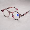 thumbnail image 5 of 3 Pairs of Classic Floral Round Reading Glasses 2.00 Blue Light Blocking Floral Readers +2.00 Plastic, 5 of 5