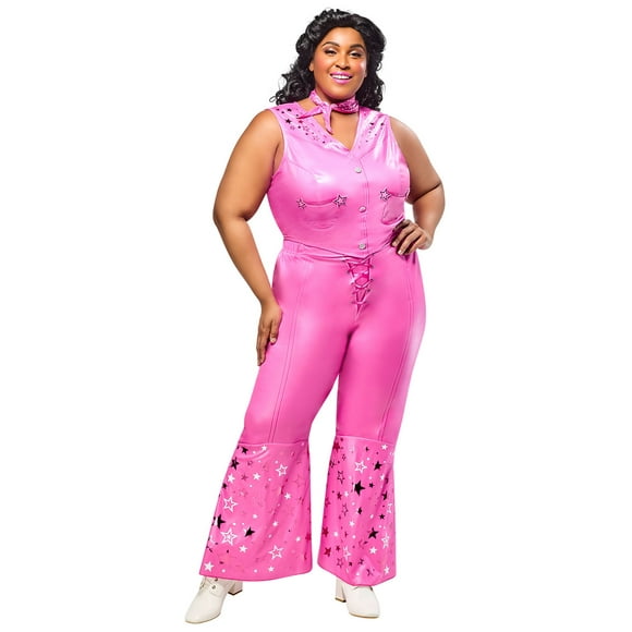 Barbie Movie Pink Cowgirl Barbie Costume for Adults by Rubies, Women's