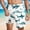 116#Sky Blue, variant on lkfuzj Men's Summer Breathable Polyester Casual Shorts with Elastic Waist and Multiple Pockets for Outdoor Beach Daily Activities