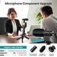thumbnail image 3 of Kit de vlogs Kalofaye para iPhone y Android con trípode y luz LED, 3 of 7