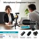 thumbnail image 3 of Kit de vlogs Kalofaye para iPhone y Android con trípode y luz LED, 3 of 7