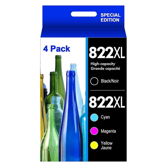 Cartuchos de tinta 822xl compatibles con Epson 822 Ink 822XL para Workforce Pro WF-4833 WF-3820 WF-4820