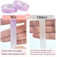 thumbnail image 4 of 6 Rouleaux de Rubans pour Extensions de Cils, Rubans Adhésifs en Tissu pour Extensions de Cils, Ruban Microporeux Respirant pour Fournitures d'Extensions de Cils, 9 m/10 Yards Chaque Rouleau (Violet Clair), 4 of 6