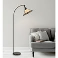 thumbnail image 4 of BO-3122FL-BZ-Cal Lighting-Downbridge - 1 Light Arc Floor Lamp In Contemporary Style-65 Inches Tall and 11 Inches Wide-Mica/Dark Bronze Finish, 4 of 6