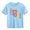 Blue, variant on Kids Short Sleeve T-Shirt Girls Love Heart Graphic Cotton Tee Purple Crewneck Soft Casual Top Ages 4-10,Size 4 T