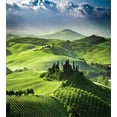 thumbnail image 3 of Ambesonne Landscape Duvet Cover Sets, Sunrise in the Valley, 2-Twin, Green Blue, 3 of 3