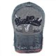 thumbnail image 4 of Gorra de béisbol Old Bull Head, lavada, con visera deshilachada, nueva para hombre y mujer., 4 of 5