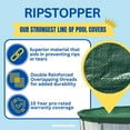thumbnail image 3 of Swimline Hydrotools Ripstopper Winter Pool Cover for 12 Ft Above Ground Round Pools, 3 of 7