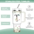 thumbnail image 4 of Christian Gifts for Women, Initial T Tumbler 40Oz with Handle and Straw, Religious Inspirational Gifts for Women Christmas Birthday, 4 of 6