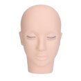 thumbnail image 2 of Cabeza de maniquí de pestañas de silicona cabeza de maniquí de extensión de pestañas pestañas de 4 capas suaves para maquillaje para práctica ANGGREK Otros, 2 of 8
