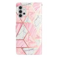 thumbnail image 4 of Nalacover Wallet Case for Samsung Galaxy A32 5G with Painting Pattern PU Leather Magnetic Kickstand Flip Folio Cover, Card Slots Holder Soft Silicone Shockproof Protective Case, Pink Marble, 4 of 8