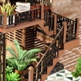 thumbnail image 3 of DIY casa de muñecas Diorama juguetes niños casa de muñecas hecha a mano Mini casa Kits para niños JShteea libre de BPA, 3 of 9