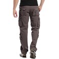 thumbnail image 5 of ZKCCNUK Cargo Pants for Men Multi-pocket Butt Zipper Cargo Pants Sports Outdoor Pants Trousers Army Green XXL, 5 of 9