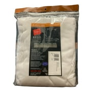 Hanes Best Mens Tagless 100% Cotton Tank Top 6 Pack (White, M)