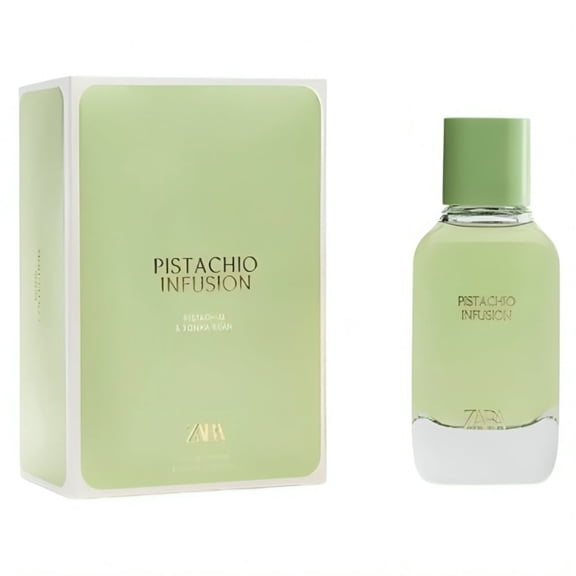 Zara Pistachio Infusion Perfume for Women Creamy Pistachio & Tonka Bean Fragrance Scent Eau de Parfum EDP 100ml (3.38 fl. oz)