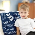 thumbnail image 3 of Regalo para un Hijo, Gifts for Son in Spanish, Regalo Cumpleaños/Graduación Hijo, Manta para Hijo de Mama Papa, Birthday Gifts for Son, Regalos para Hijo en Navidad Throw Blanket 50x60in, 3 of 6