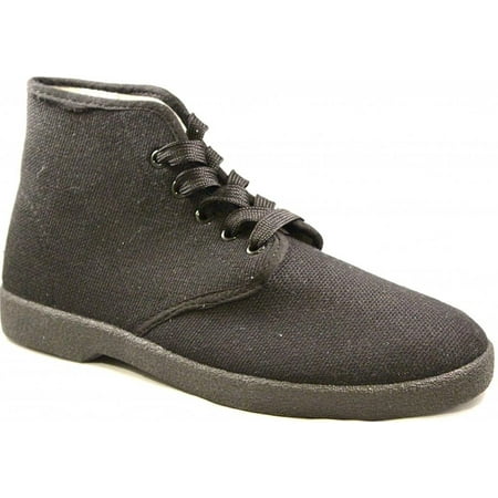 

Zig Zag Mens Black Canvas Hi-Top Canvas Chukka Child 6