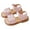 Pink, variant on Girls Dress Shoes Size 6-7 Years White Sandals for Girls Summer Shoes with Adjustable straps Summer Beach Pool Shoes