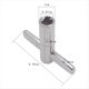 thumbnail image 2 of Conjunto de Batería de Cinco Piezas, Embrague de , Parches de Martillo, Tornillo de Platillo, Accesorios de Instrumento Clave y Almohadilla de Platillo, 2 of 5