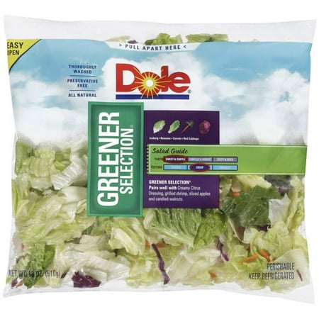 Dole Greener Selection Salad, 18 oz