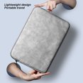 thumbnail image 4 of Funda para computadora portátil Funda de cuero impermeable para computadora portátil con cremallera Funda para computadora a prueba de golpes, gris, 15 pulgadas, bolsa de cargador Inevent EL002886-11, 4 of 7