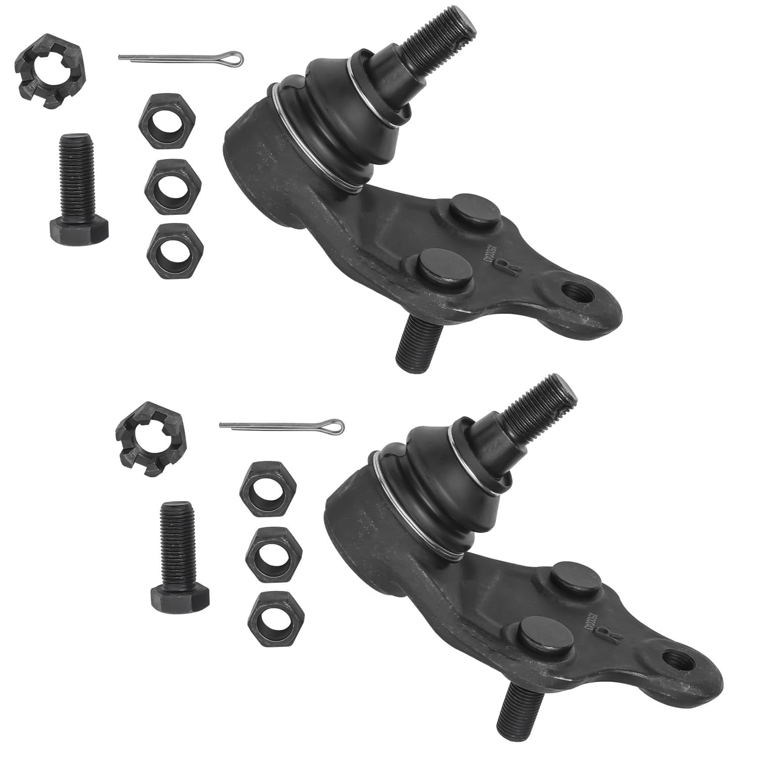 Detroit Axle - Front End 14pc Suspension Kit for 2007-2011 Toyota Camry, 2 Lower Control Arms 2 Ball Joints Inner Outer 4 Tie Rods 2 Boots Front & Rear 4 Sway Bars Replacement USA Built