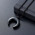 thumbnail image 5 of Moon Urn Necklaces for Ashes Stainless Steel Cremation Jewelry for Ashes Keepsake Urn Necklace for Human Pet Ashes Memorial Jewelry for Women Men Funeral Jewelry, 5 of 7