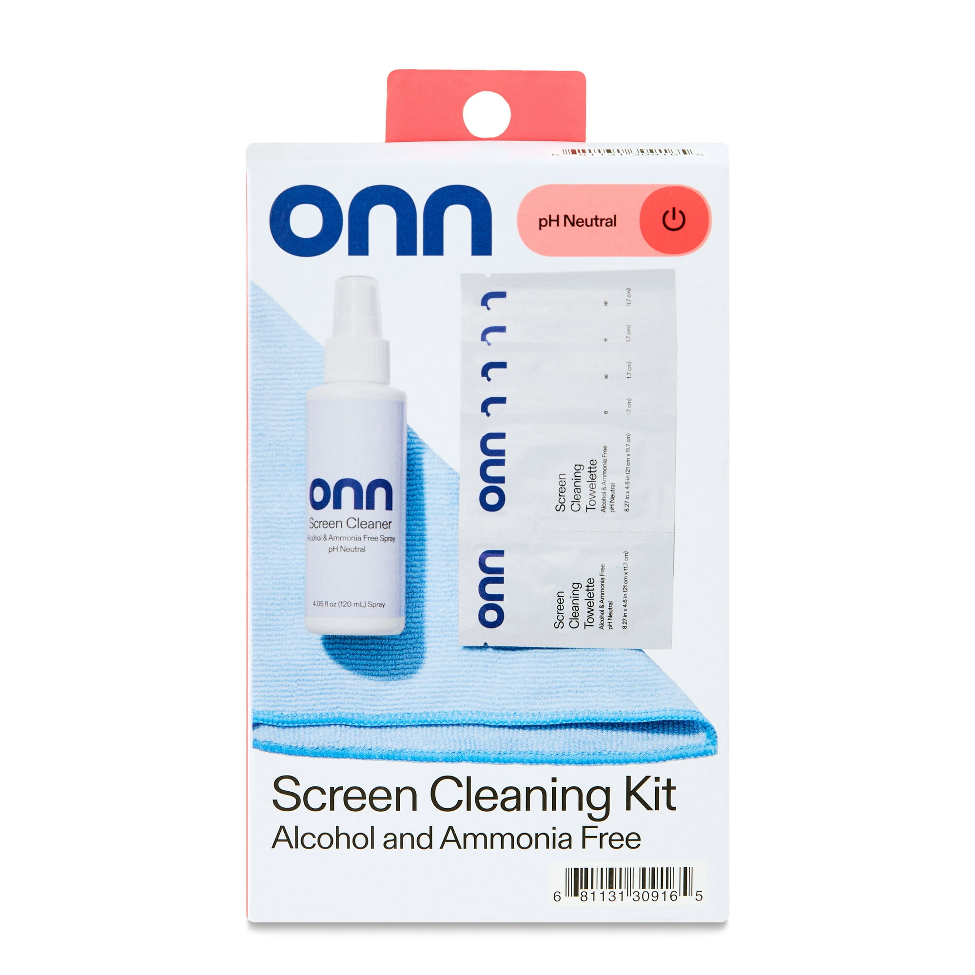 onn Screen Cleaning Kit, 18 Pieces