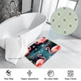 thumbnail image 3 of Flamingo Non-Slip Polyester Door Rugs, Kitchen Rug, Chair Mat - Machine Washable Area Floor Carpet, 3 of 6