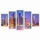 thumbnail image 1 of Juego de Cuadros Decorativos, Skyline de Dubai Marina, Estilo Moderno y Vibrante, 5 Piezas, Ideal para Oficina y Sala, 150x80cm, 1 of 5