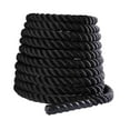 thumbnail image 1 of Battle Exercise Training Rope Exercise Training Heavy Ropes for Home Trainings 38mmx2.8m Black, 1 of 8