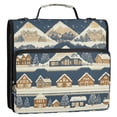 thumbnail image 5 of FORMRS Zipper Binder with Shoulder Strap 2-inch Ring 500 Sheet Capacity File Bag, Winter Village, 5 of 5