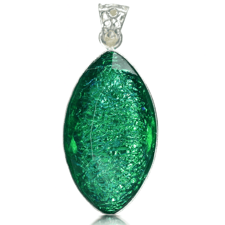 Certified 81.5 Ct Lab-Grown Bi-Color Opal Marquise Pendant – Monarch Gemstone Jewelry