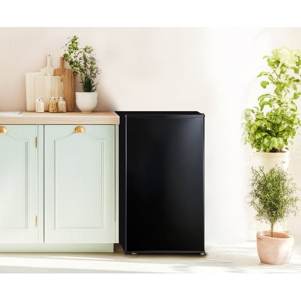 Open Box Mainstays 3.3 Cu. ft. Single Door Mini Refrigerator