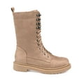 thumbnail image 2 of Journee Collection Womens Cadee Zip up Mid calf Combat & Lace-up Boots, 2 of 3