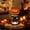 A, variant on Halloween Pumpkin Skull Candy Bowl, Rotating Face Treat Jar, Spooky Resin Candy Holder with Lid, Trick Or Treat Container for Party Tabletop Home Decor