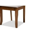 thumbnail image 6 of Baxton Studio Mael Modern and Contemporary Grey Fabric Upholstered and Walnut Brown Finished Wood 2-Piece Dining Chair, 6 of 7