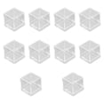 thumbnail image 3 of hengtong 10 Pieces Mineral Display Boxes Display Holders Dustproof Multifunctional Square Clear, 3 of 10