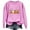 Pink-Tops, variant on Inverlee Thanksgiving Sweatshirts Women Funny Turkey Pumpkin Graphic Sweatshirt Comfy Long Sleeve Work Shirts Crewneck Tunic Pullover Outfit
