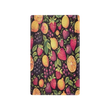 Switch Panel Switch Decoration 2.76x4.53x0.28 Inches Unused Outlet Cover Switch Plate Wall Plates Living Room Kitchen Bedroom Study Switches Black Fruit