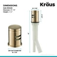 thumbnail image 4 of KRAUS Dishwasher Air Gap in Spot Free Antique Champagne Bronze, 4 of 8