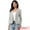 White, variant on INSPIRE CHIC Women's Notched Lapel Long Sleeves Button Striped Blazer XS White