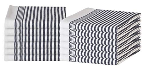 navy blue kitchen towel set
