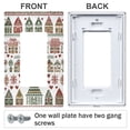 thumbnail image 3 of Yayeee Rocker Switch Wall Plate 2-Gang 4.7"x4.6" Home Decorative Outlet Cover, Green Nordic Christmas House, 3 of 6