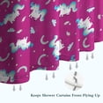 thumbnail image 6 of Cartoon Unicorn Pattern Shower Curtain 72"x72" ,Bathroom Decorative Shower Curtains Set with 12 Hooks,Modern Waterproof Washable Shower Curtain, 6 of 6