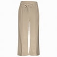 thumbnail image 6 of Ccpelsie Baggy Sweatpants For Girls Trendy Oversized Wide Leg Loose Fit Pants Elastic High Waist Drawstring Athletic Joggers(Khaki,6-8 Years), 6 of 7