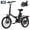 Black, variant on AIRWEST 20" Foldable Electric Bike for Adults, E Bike with Pedal-assist, Peak 750W, Removable 48V 7.8Ah Battery, Speed 20MPH, Up to 50 Miles PAS Range, E Bicycle for Riding Commuting, UL2849